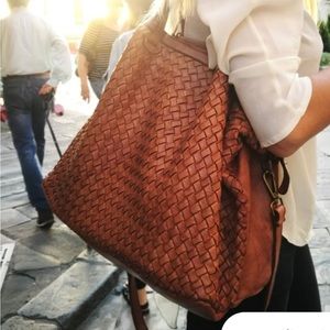Made in Italy, Lucia woven tote bag - NEW w/o tags